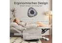 BRTHORY Relaxsessel Massagesessel 8-Punkt-Vibration Beige Bild 5
