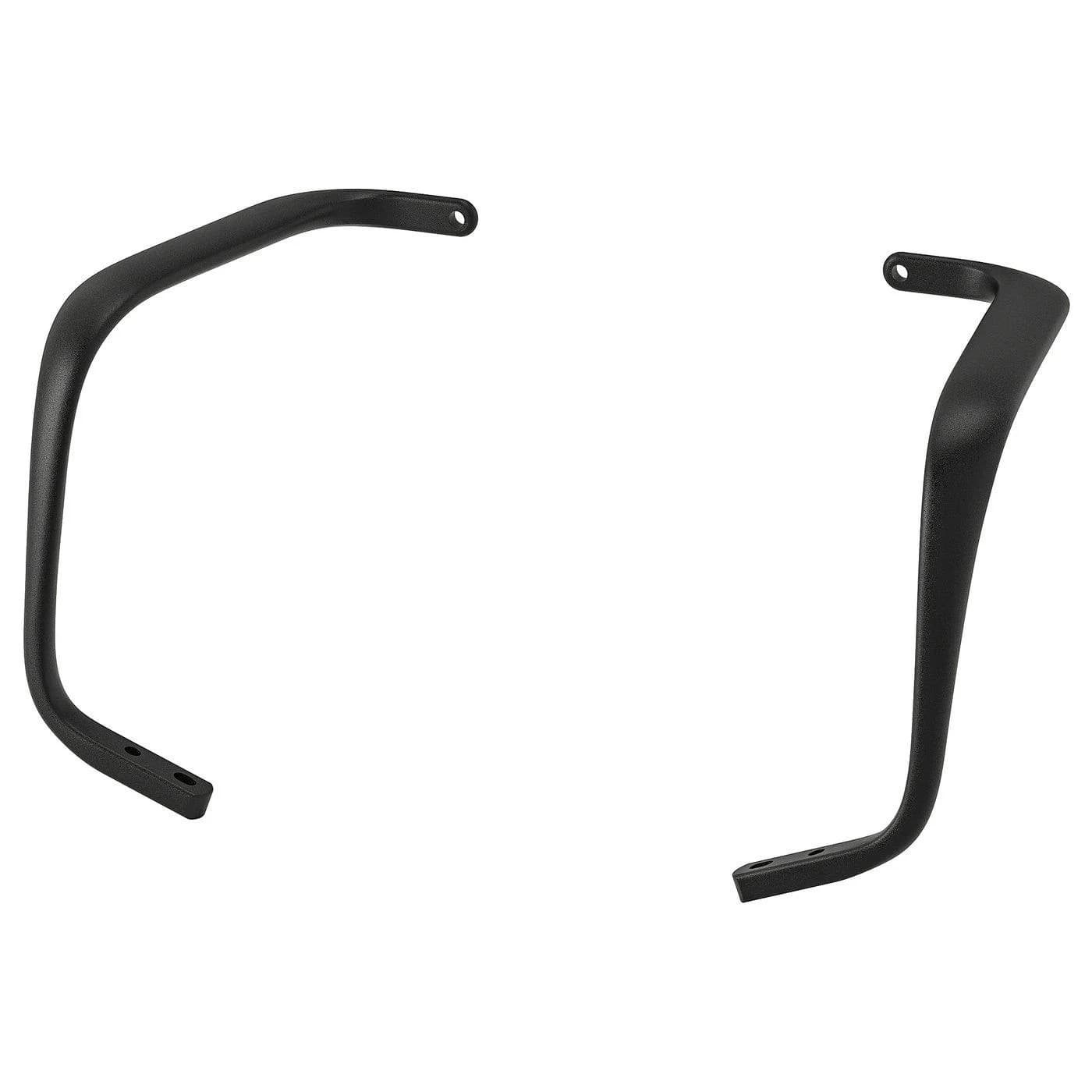 IKEA LÅNGFJÄLL Armlehnenpaar Schwarz für Konferenzstuhl