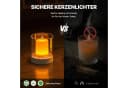 LA CUTE LED-Teelichter Set 3-tlg. Wiederaufladbar Grün/Gelb/Orange Bild 4