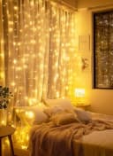 Athlix LED-Lichtervorhang 3m breit - bis zu 3m lang, Innen und Außen Bild 3