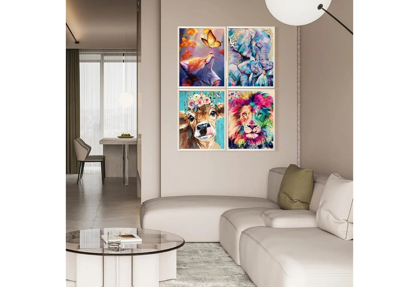 LA CUTE 5D Diamond Painting Set 30x40 cm Komplettset