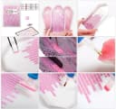 LA CUTE 5D Diamond Painting Set Delfine 20x20cm Komplettset Bild 4