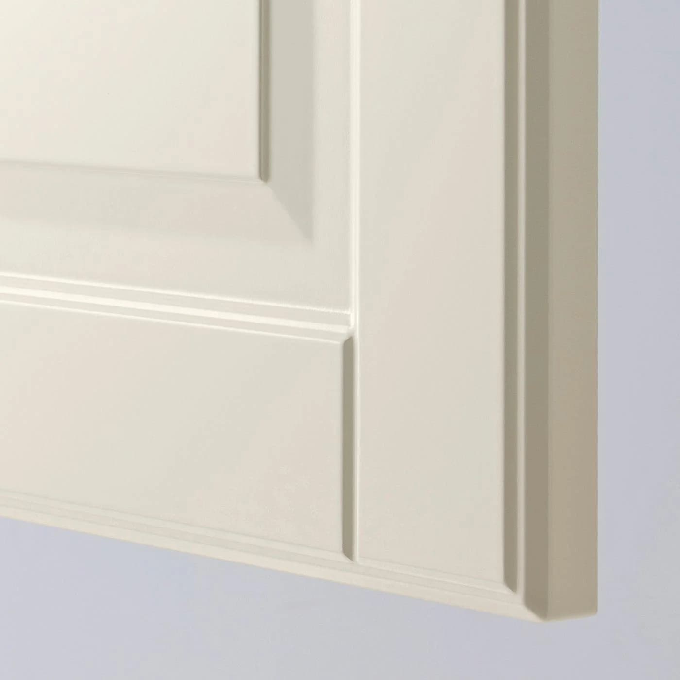 IKEA METOD Hochschrank für Einbaugeräte BODBYN Elfenbeinweiß