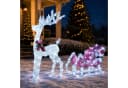 LALAHO LED Rentier Weihnachtsfigur Gold mit Beleuchtung Bild 1