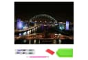 LA CUTE 5D Diamond Painting Brücke bei Nacht XXL Komplettset Bild 2