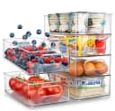 YMQHBS Aufbewahrungsbox Küchenorganizer-Set 6-teilig Transparent Bild 2