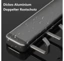 PFCTART Hakenleiste Küche Schwarz Aluminium Selbstklebend Bild 3