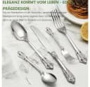PFCTART Besteck-Set 24-tlg. Silber Edelstahl Palaststil Bild 4