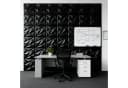 GLIESE 3D Wandpaneel Schwarz PVC Kunststoff Bild 5