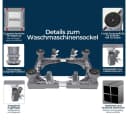 GLIESE Waschmaschinenuntergestell verstellbar 300 kg Tragkraft Bild 3