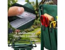 GLIESE POWER Arbeitshocker Kniebank 2-in-1 mit Taschen klappbar wetterfest Bild 5