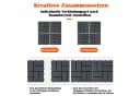 PFCTART Terrassenfliesen mit Klicksystem 44 Stück Grau/Braun Bild 5