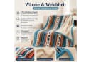 PFCTART Wohndecke Kuscheldecke Aztekenmuster Mikrofaser Bild 3