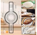 PFCTART Gärkorb Brotbackset 10-tlg. Handgeflochten mit Starterglas Bild 5