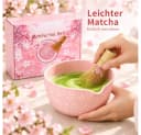 GLIESE Matcha-Set 8-teilig Keramik Bambus Besen Schale rosa Bild 5
