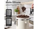 GLIESE POWER Kaffeedose luftdicht 1,8L Edelstahl Weiß mit CO2-Ventil Bild 4