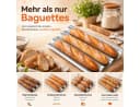 GLIESE POWER Baguetteblech Antihaft 3 Mulden Silber Bild 4