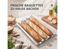 GLIESE POWER Baguetteblech Antihaft 3 Mulden Silber Bild 5