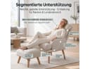 GLIESE POWER Relaxsessel mit Hocker – 5-fach verstellbar, abnehmbarer Bezug Bild 5