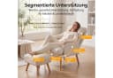 PFCTART Relaxsessel mit Hocker, verstellbar, waschbar, modern Bild 1