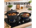 GLIESE POWER Brotbackform 26 cm Gusseisen 2-in-1 Topf & Deckel Bild 4