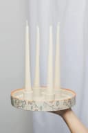 Tranquillo Kerzenhalter Steinzeug ROMANTIC floral Ø22 cm Bild 4