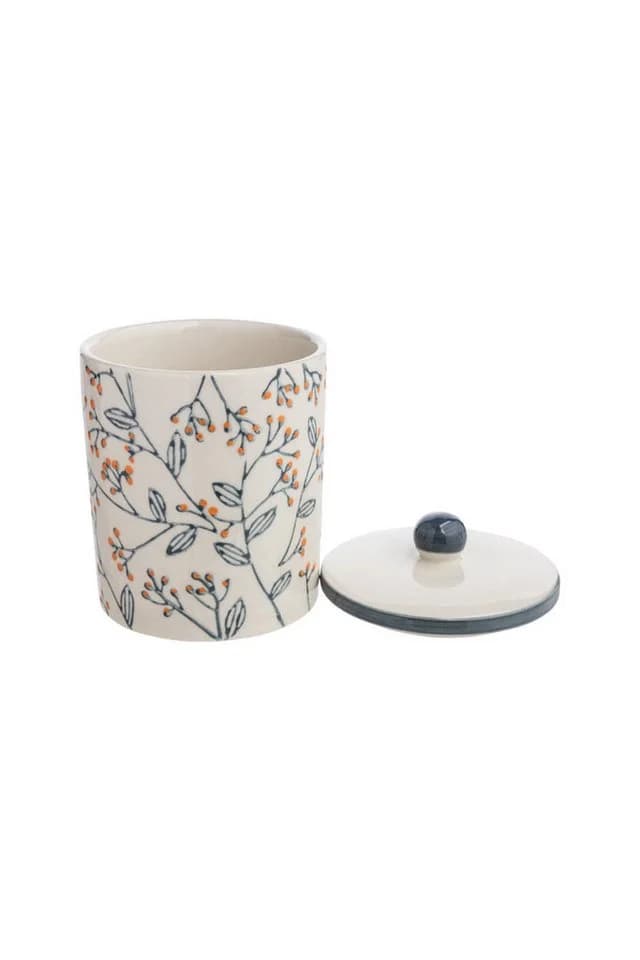 Tranquillo Badorganizer Steinzeug Aufbewahrungsdose ROMANTIC Floral