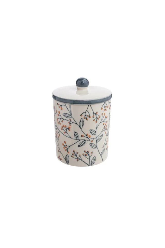 Tranquillo Badorganizer Steinzeug Aufbewahrungsdose ROMANTIC Floral - Bild 2