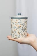 Tranquillo Badorganizer Steinzeug Aufbewahrungsdose ROMANTIC Floral Bild 3