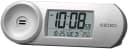 Seiko Quarzwecker Digital silber mit Beleuchtung Bild 2