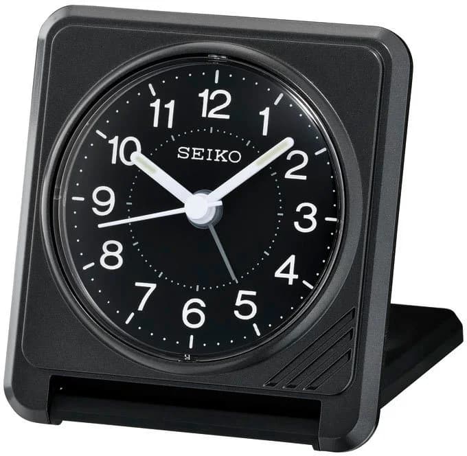 Seiko Reisewecker QHT015K Schwarz Piepalarm