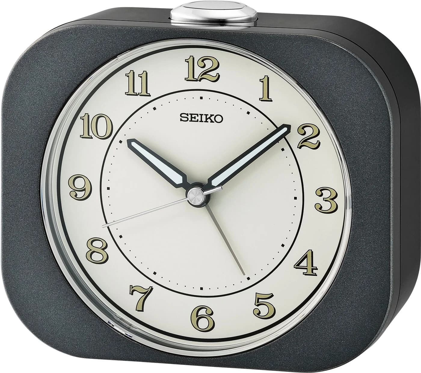 SEIKO Quarzwecker QHE195K Schwarz mit Piepalarm