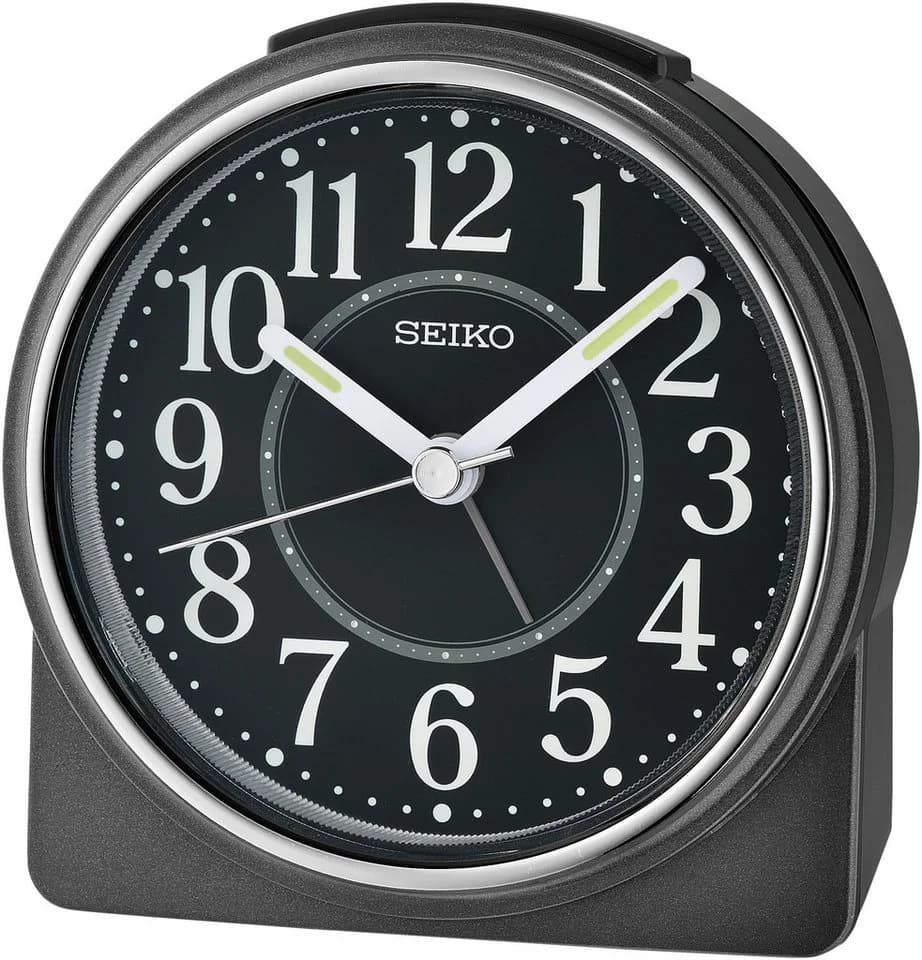 Seiko Quarzwecker Wecker Schlafzimmer Leuchtzeiger Durchlaufende Sekunde