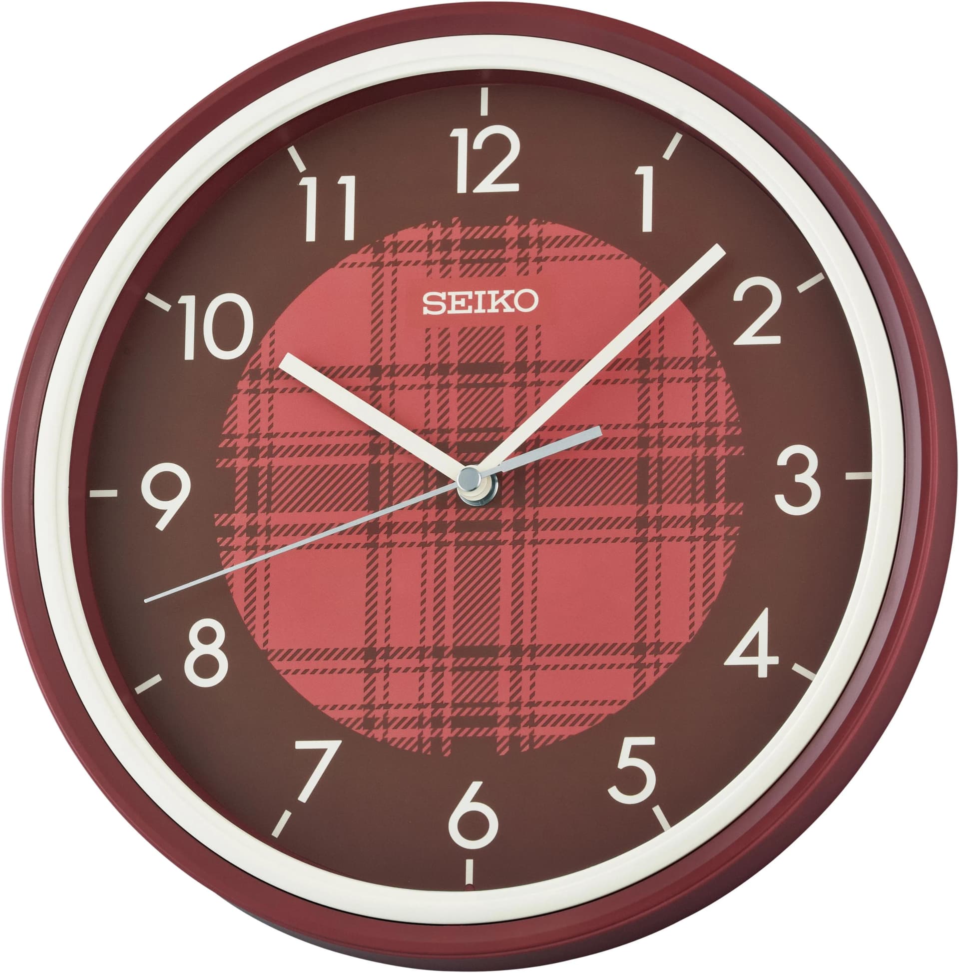 Seiko Wanduhr Rot Quarzuhr