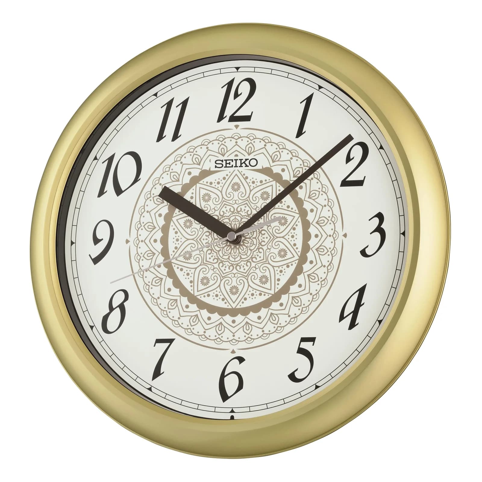 Seiko Wanduhr Goldfarben Quarzuhr 32,5 cm