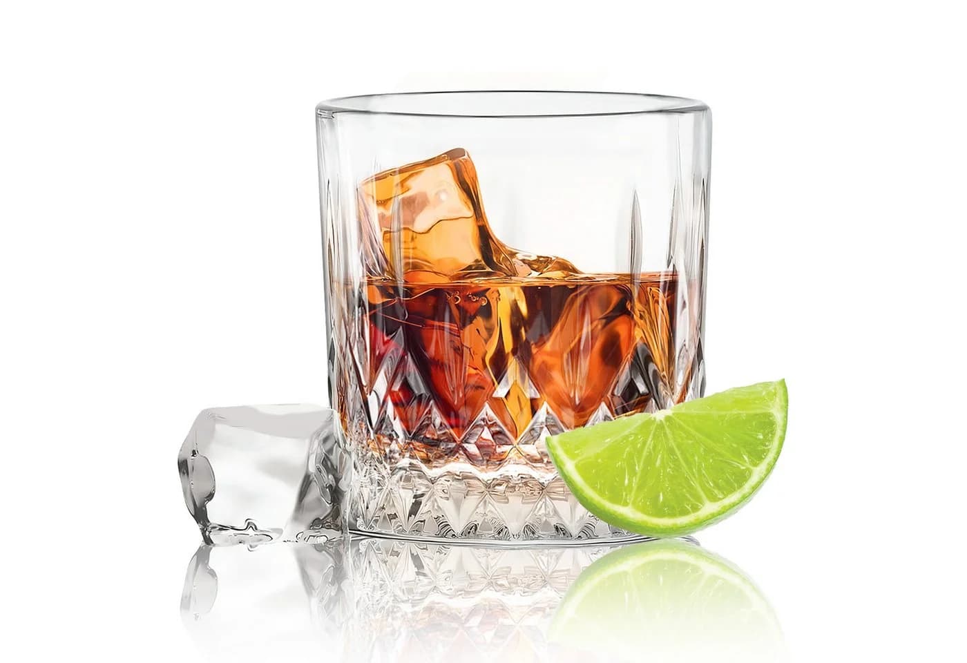 KONZEPT Whiskyglas 280 ml 6/12er Set Transparent Riffelglas - Bild 2