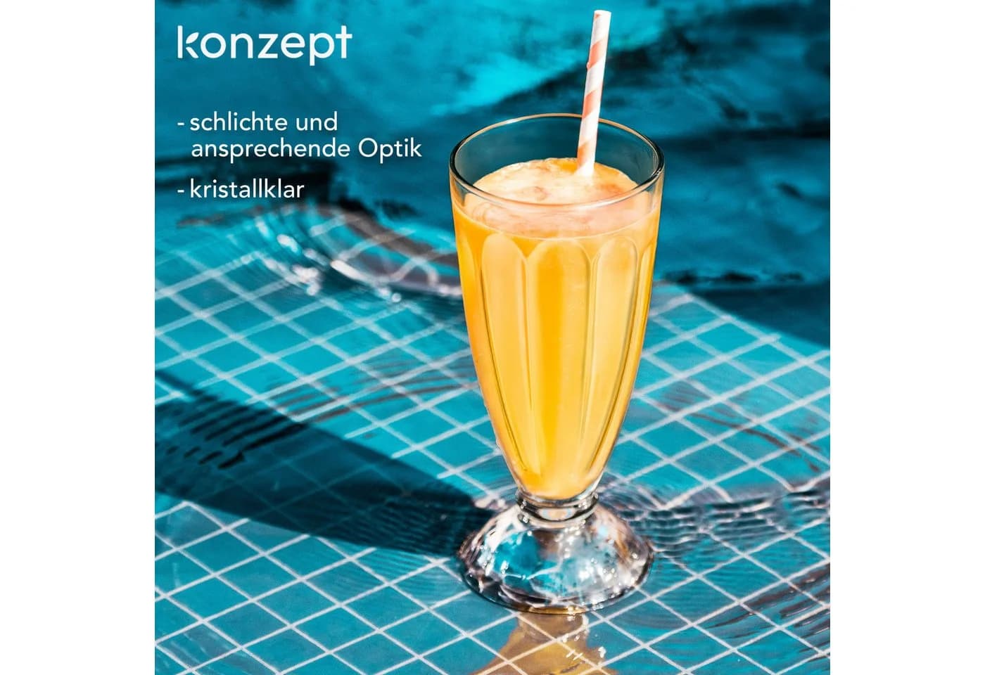 KONZEPT Cocktailglas mit Stiel 300ml, 12-tlg., spülmaschinengeeignet - Bild 4