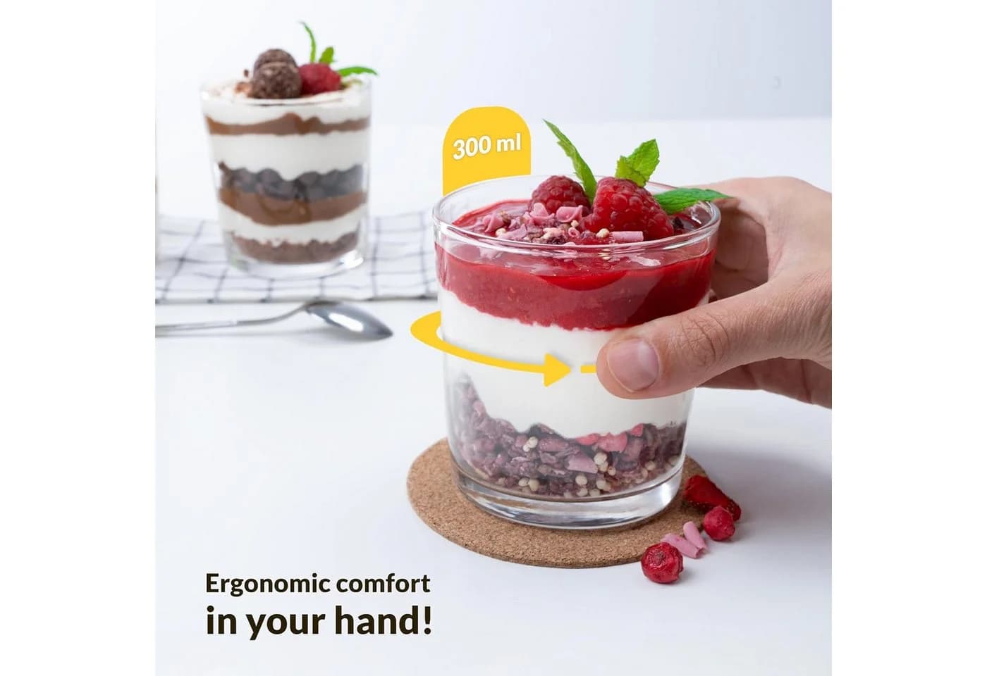 KONZEPT Dessertgläser Set 6-tlg. Glas Transparent - Bild 3