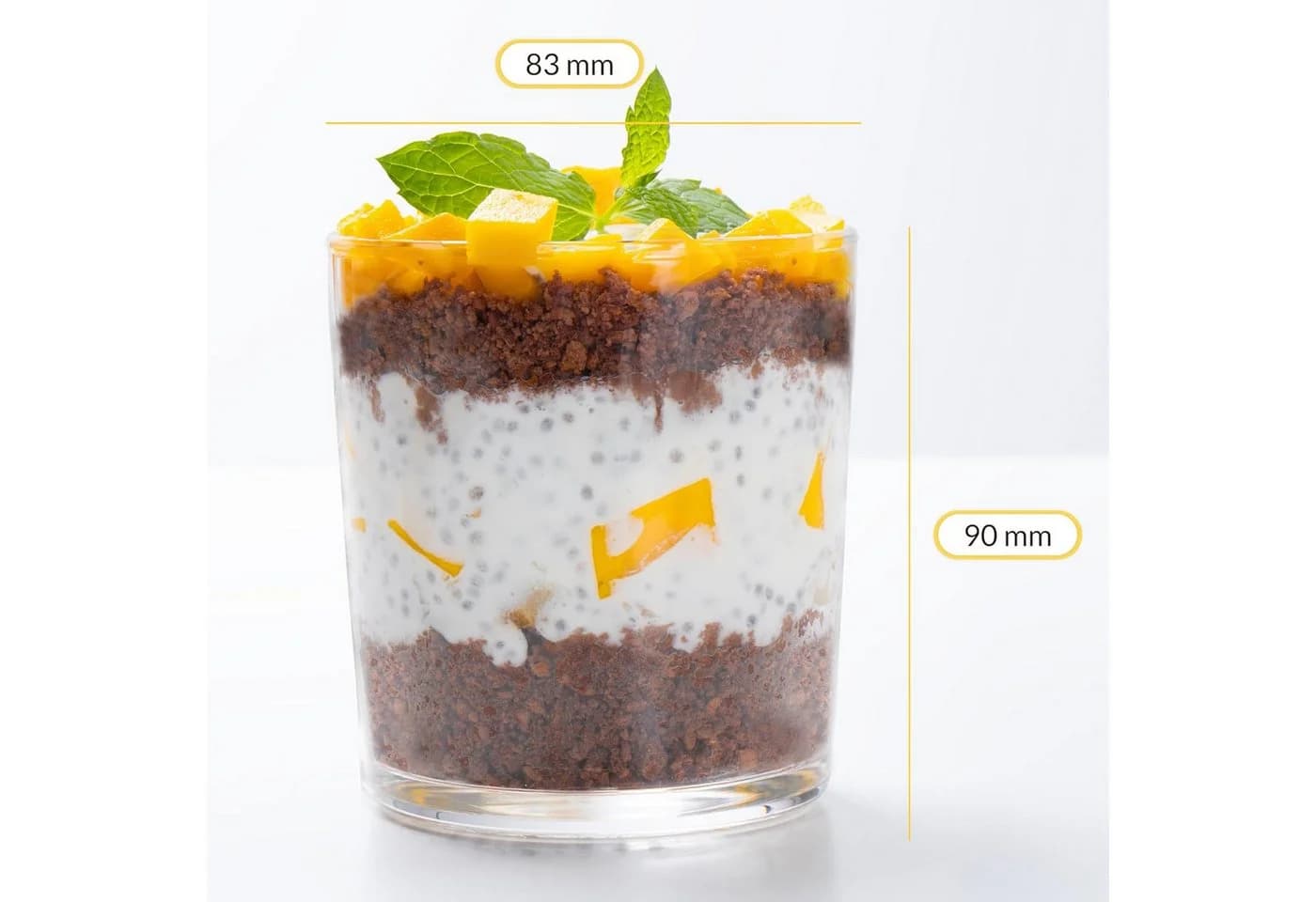 KONZEPT Dessertgläser Set 6-tlg. Glas Transparent - Bild 4