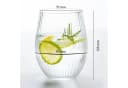 KONZEPT Gläser-Set 4-tlg. Geriffelte Trinkgläser 500 ml Transparent Bild 3