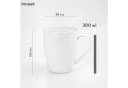 KONZEPT Kaffeebecher Set 6-tlg. Weiß Porzellan 300ml Bild 3
