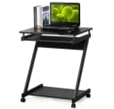 Dripex Computertisch Schreibtisch klein mit Rollen Bild 2