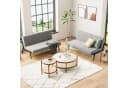 YOLEO 2-Sitzer Sofa Modern Grau Stoff Metallrahmen Bild 5