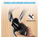 OUNUO Stuhlrolle 5er Set Bürostuhl Rollen 11mmx22mm Schwarz Bild 1