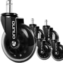OUNUO Stuhlrolle 5er Set Bürostuhl Rollen 11mmx22mm Schwarz Bild 2