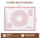 YMQHBS Silikon Backmatte 70x50 cm Anti-Rutsch Bild 5