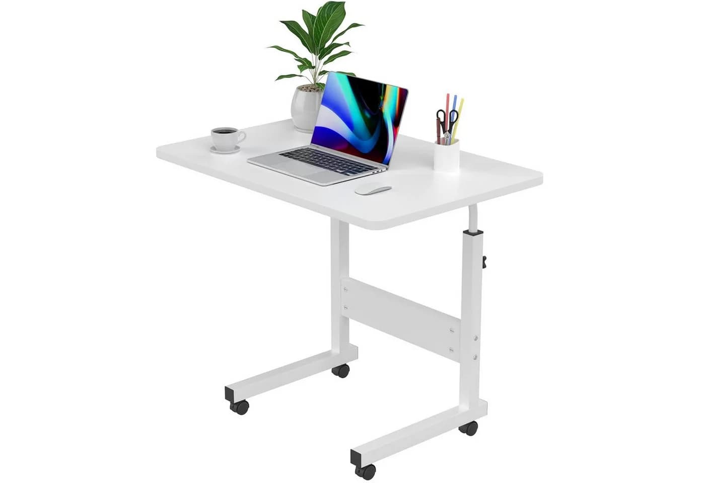 Rhein Beleuchtung Beistelltisch Laptoptisch höhenverstellbar, mobiler Schreibtisch, Sofatisch - Bild 2