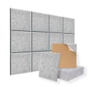 YMQHBS Akustikplatte Selbstklebend Grau 30x30 cm Bild 2