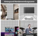 YMQHBS Akustikplatte Selbstklebend Grau 30x30 cm Bild 5