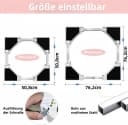 YMQHBS Waschmaschinenuntergestell 300 kg Traglast Universal Bild 1